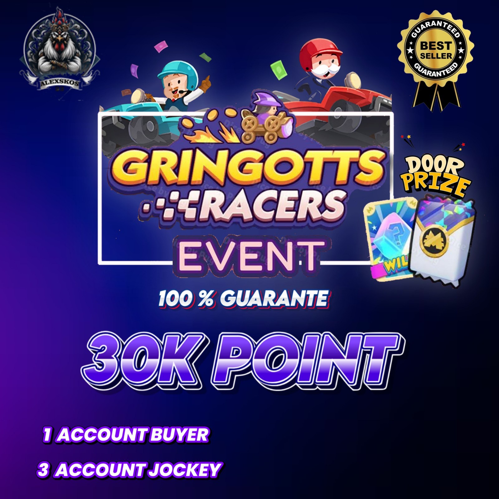 🚀 TYCOON RACERS 🚀 Gringotts Racers⚡ Monopoly Go Race