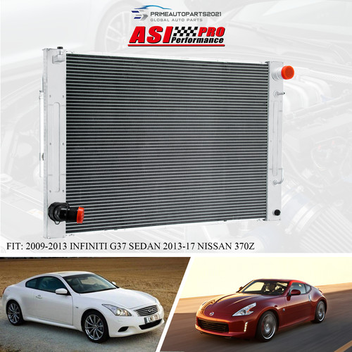 G37 Radiator Thing Radiator For 2009-2013 Infiniti G37 Sedan 2013-17 Nissan 370Z Includes ...