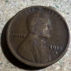 1913-S LINCOLN WHEAT CENT, low mintage date VG condition A-473