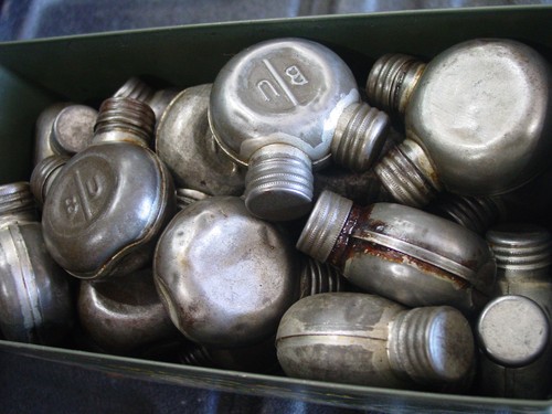 Original Romanian Oil Double Spout Oil Bottles Surplus