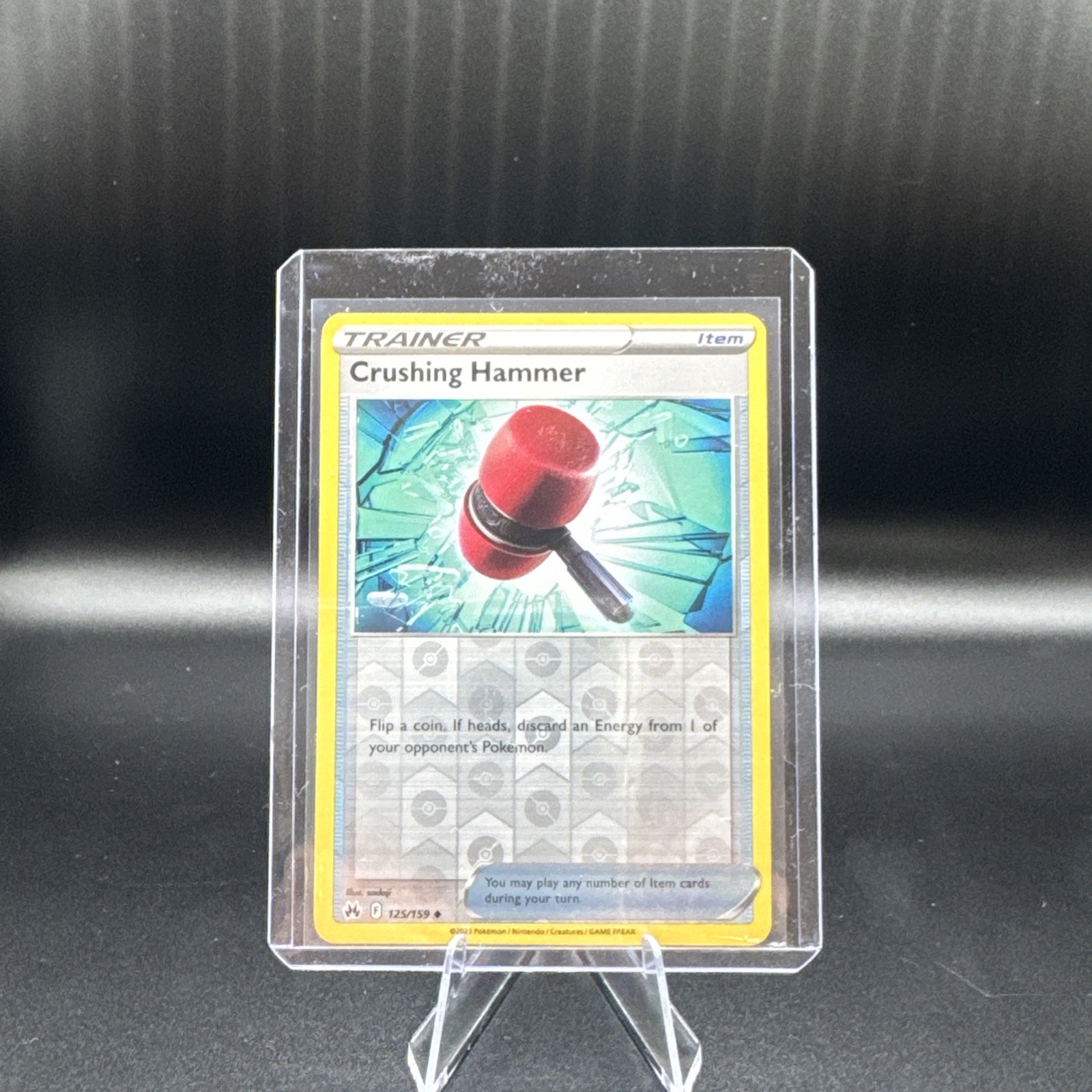 Crushing Hammer 125/159 - Crown Zenith Reverse Holo Pokemon Card