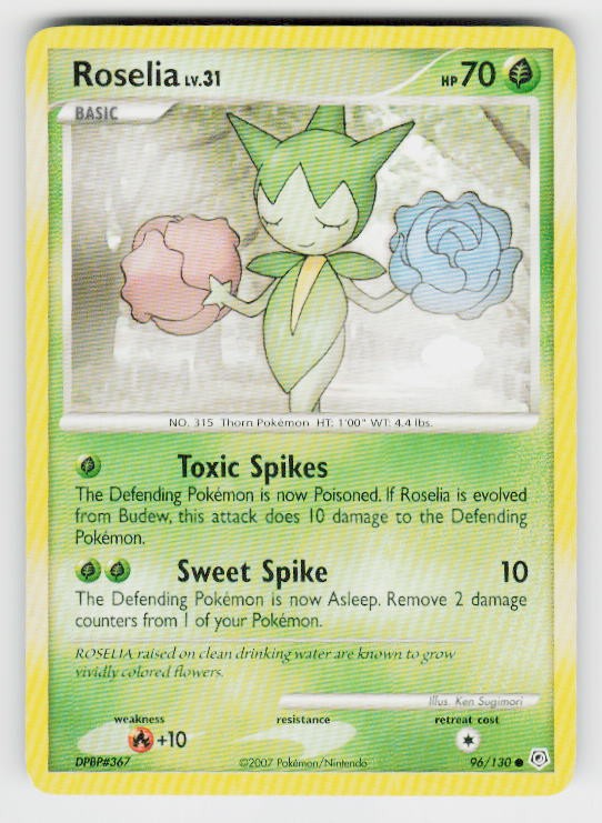 Diamond and Pearl #96/130 Roselia