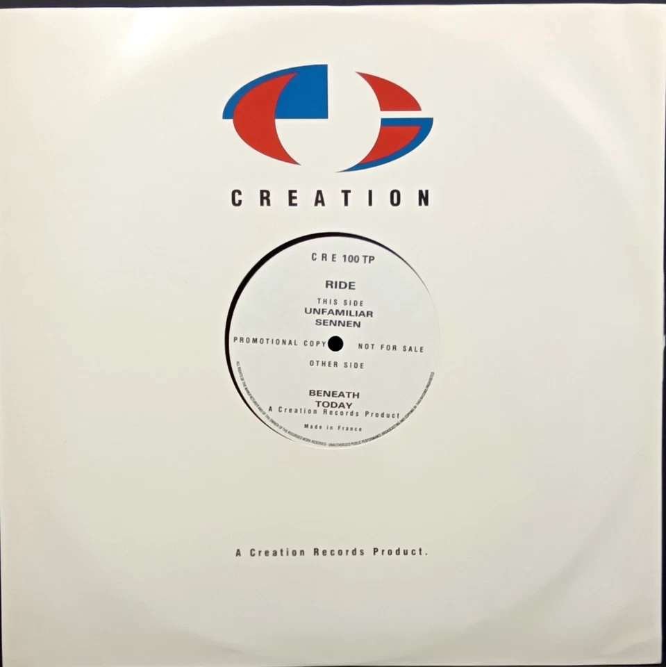 RIDE Today Forever UK PROMO 12" +PRESS RELEASE 1991 Creation CRE 100 TP Used F1 Foto 2 de 4