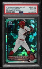 2022 Bowman Chrome Sapphire Prospects Aqua 54/99 Jonathan Mejia PSA 10 12wz