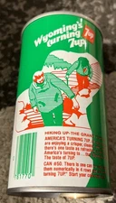 7 UP WYOMING’S Turning 7UP Soda Pop Can Straight Steel Hiking Up The Grand Teton