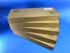 Lot of 5 - New Dell Multimedia USB Wired KB522 Keyboard with palm rest