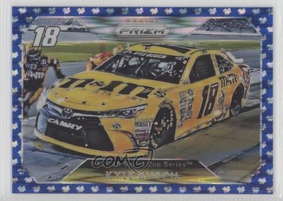 2016 Panini Prizm NASCAR Blue Flag Prizm 86/99 Kyle Busch #59 y3x