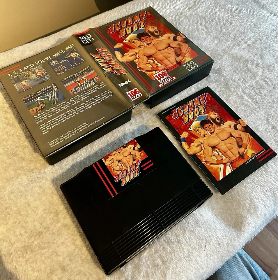 SNK Neo Geo AES 3 Count Bout komplett sehr guter Zustand Sammlerstück - Bild 3 von 4