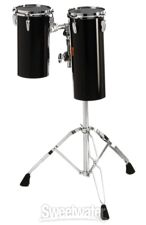 Pearl Rocket Toms with Stand 12 & 15" - Piano Black Finish - Image 4 of 4