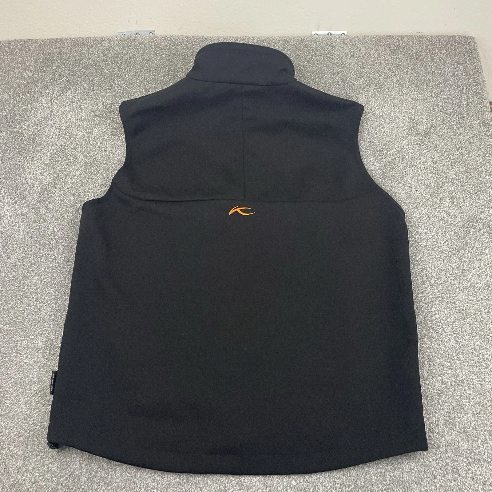 Kjus Windstopper Vest Men L Black Golf Full Zip Outdoors Sleeveless Systems Work - product detail image 9