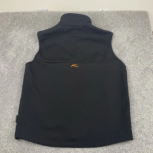 Kjus Windstopper Vest Men L Black Golf Full Zip Outdoors Sleeveless Systems Work image 9