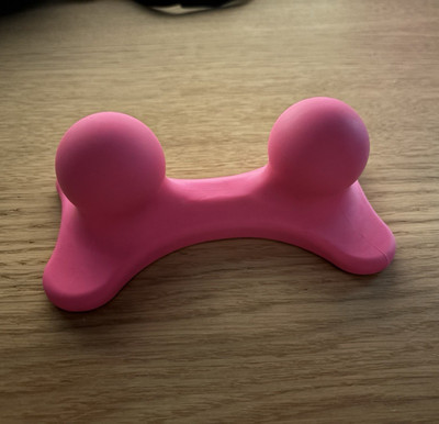 Triggerdinger Double Dude Triggerpunktmassagegerät Rücken/Nacken weich rosa
