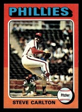 Steve Carlton 1975 Topps #185 Philadelphia Phillies