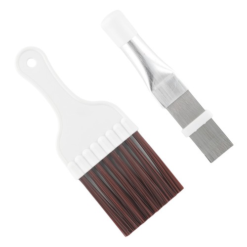 Air Conditioner Condenser Fin Cleaning Brush 2 Pcs Pack Effective Cleaning - Picture 4 of 12