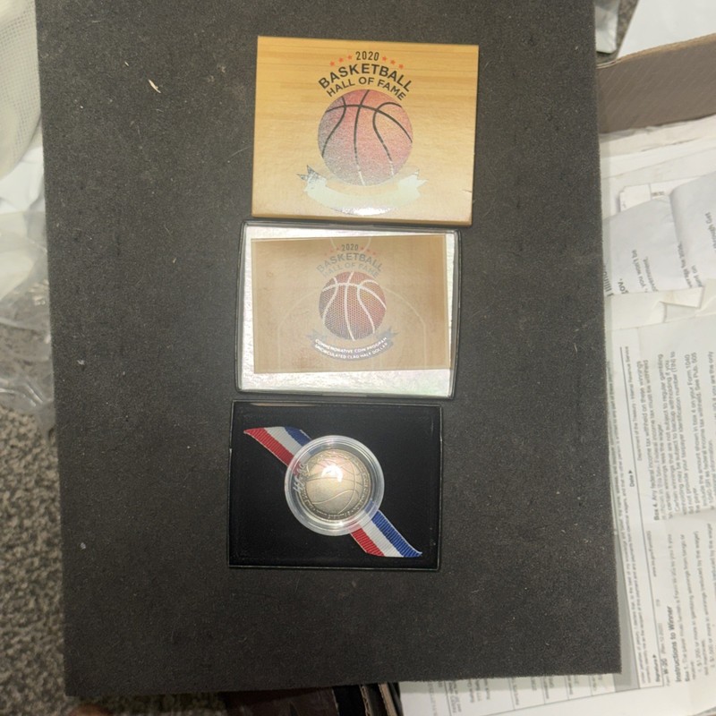 2020 Basketball Hall of Fame Proof Half Dollar – Clad – US Mint Box & COA 20CE