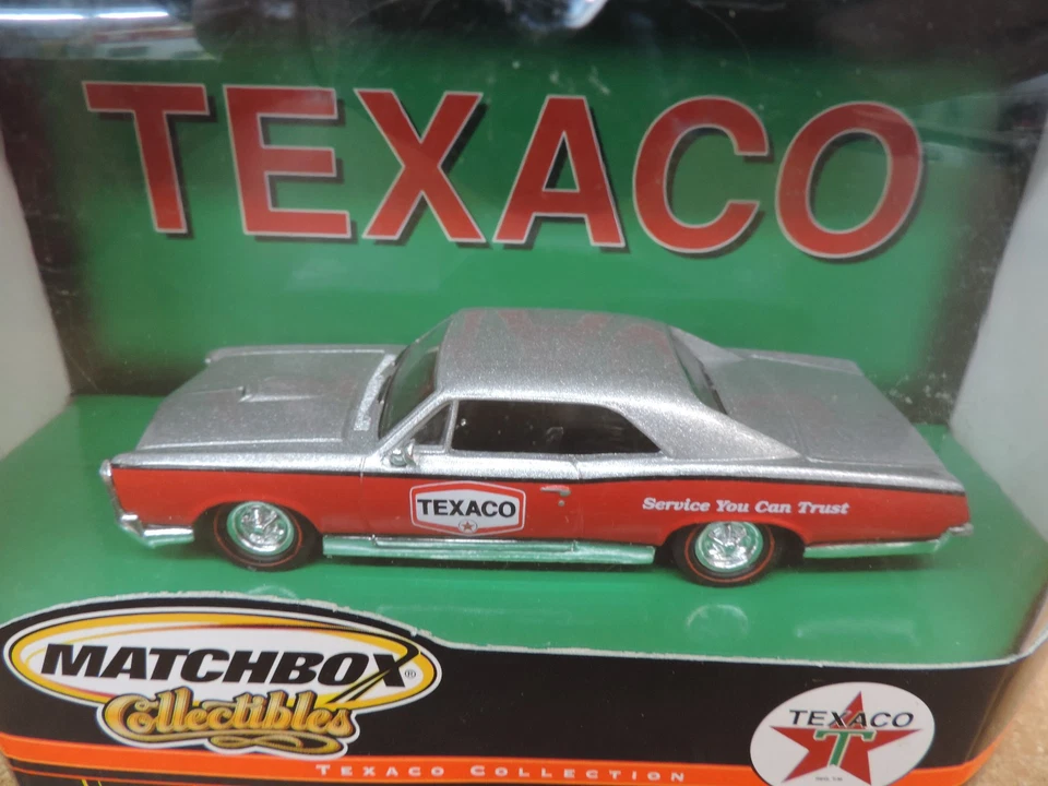 Pontiac GTO 1967 1/43 Matchbox Collectibles Texaco gasolina fundido a presión caja plateada Z Foto 3 de 4