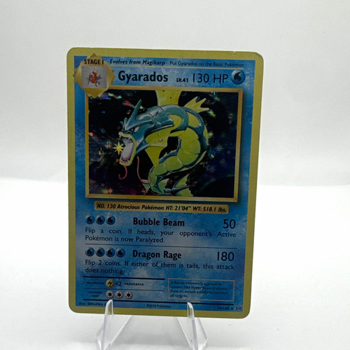 Pokemon TCG Gyarados 34/108 Evolutions Holo Rare 2016 English 130 HP Stage 1