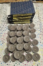 Lot Of 43 Brand New Never Used Silver Birch Bark Partylite Tealight Candles