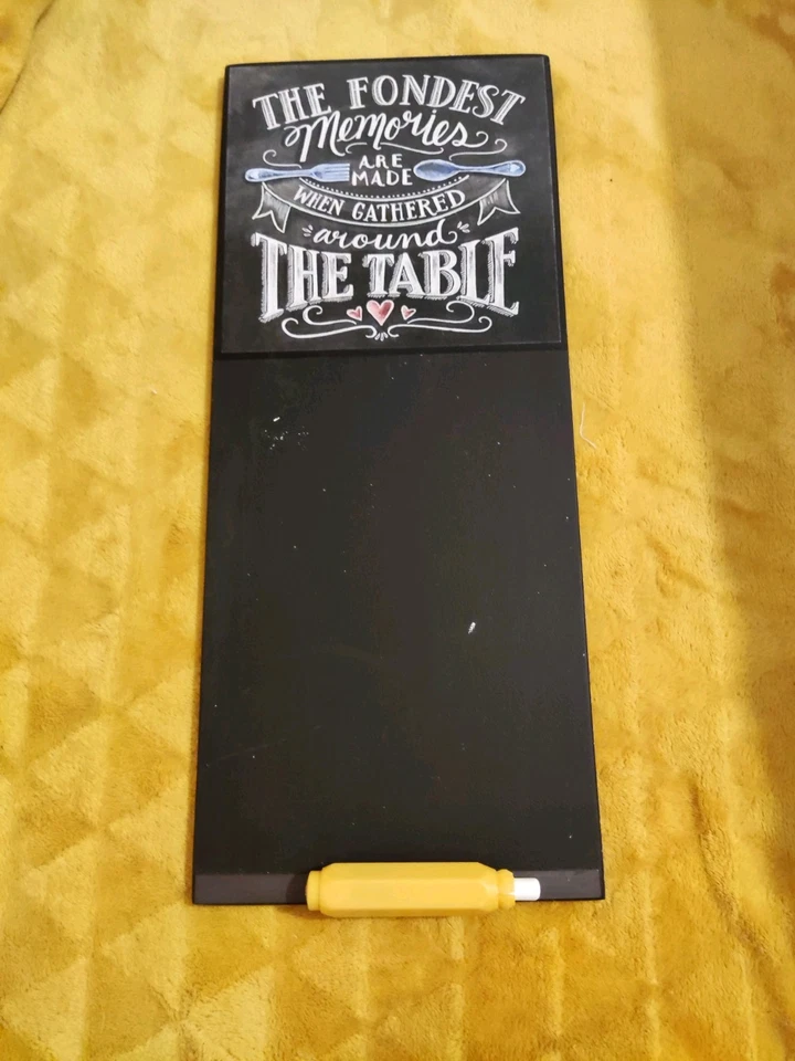 Chalkboard With Chalk Magnetic Stripe For The Chalk Pen Wall Mounted Or Leaning - Image 3 of 4