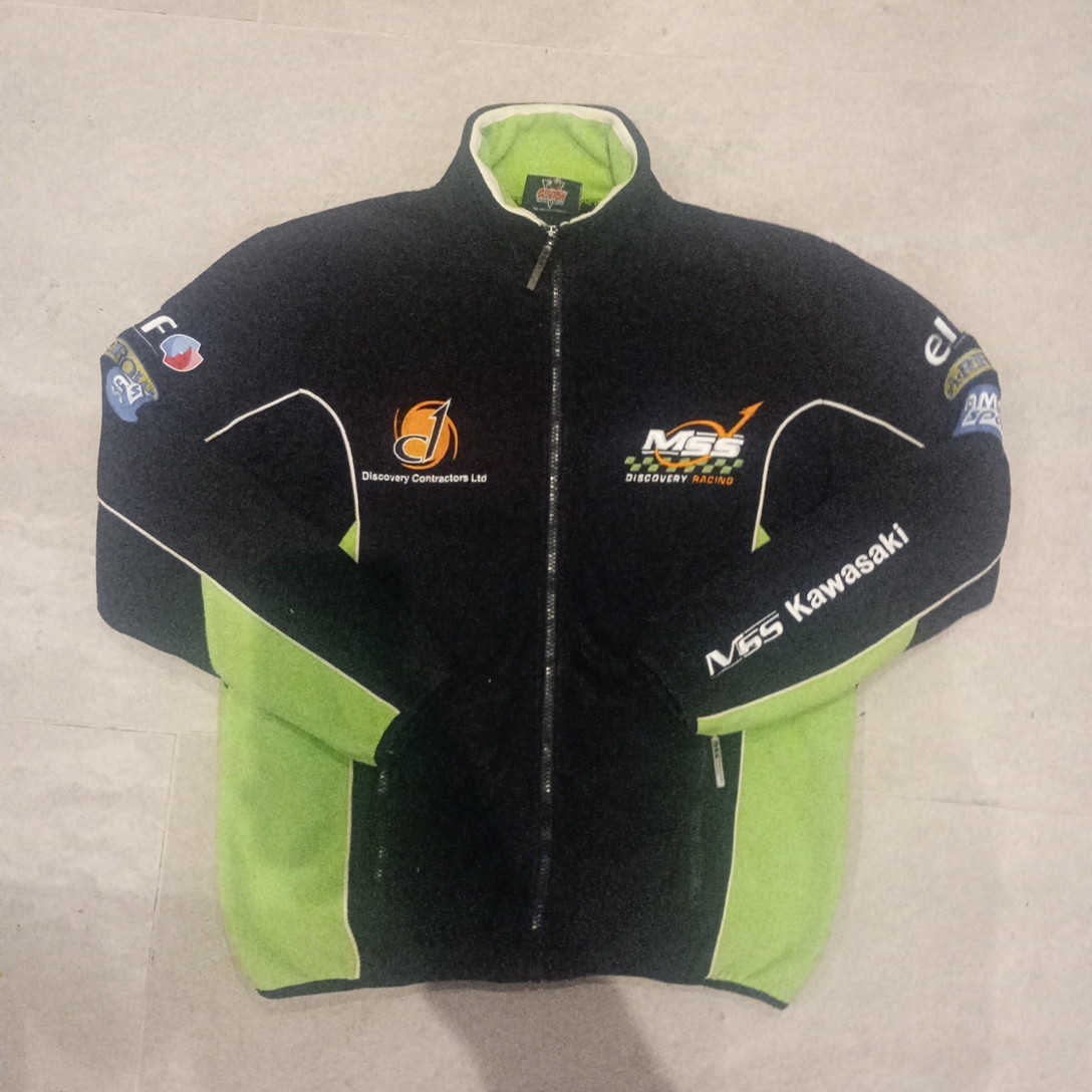 Kawasaki MSS Fleece Jacket XXS Mens Womens Unisex Race Jacket