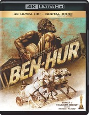 Ben-Hur New 4K UHD Blu-ray 4K Mastering, Digital Copy
