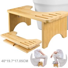 Toilettenhocker Sitzhocker Tragbar Klappbar Rutschfest Für Kinder Erwachsene