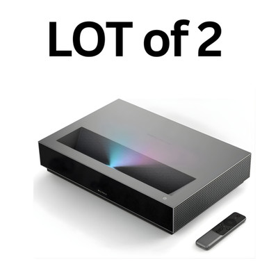2-Pack 4K Laser UST Projector Bundle | WeMax Nova Smart TV | Home Theater Setup