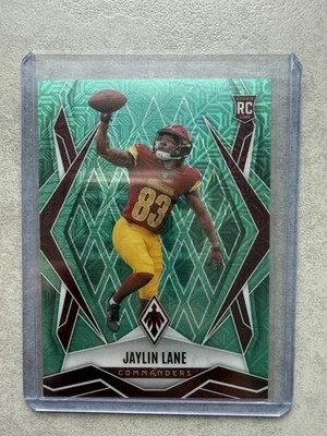 Jaylin Lane Washington Commanders /50 Panini Phoenix Teal Mojo NFL Football 2025 - Bild 1 von 2