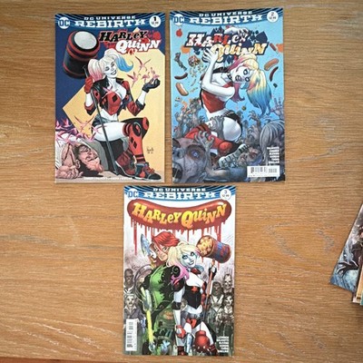 Harley Quinn Rebirth #1-3 (DC Comics) Lot of 3 Variant Cover A