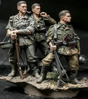 1/16 Resin WW2 German Infantry 3 Soldiers set unpainted unassembled