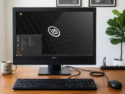 Linux Mint 22, i7 3.40GHz, 500GB SSD, 16GB RAM, Wi-Fi, Dell 7440 All in One 24''