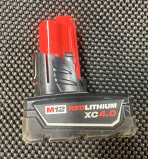 Milwaukee M12 REDLITHIUM XC 4.0 12V 4.0Ah Li-Ion Battery Pack Red