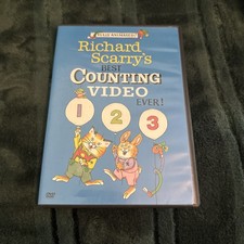 Richard Scarry's Best Counting Video Ever  DVD, 2001, 1-Disc 1989 Animation