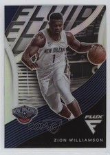 2020-21 Panini Flux Fluid Silver Prizm Zion Williamson #6 09wc