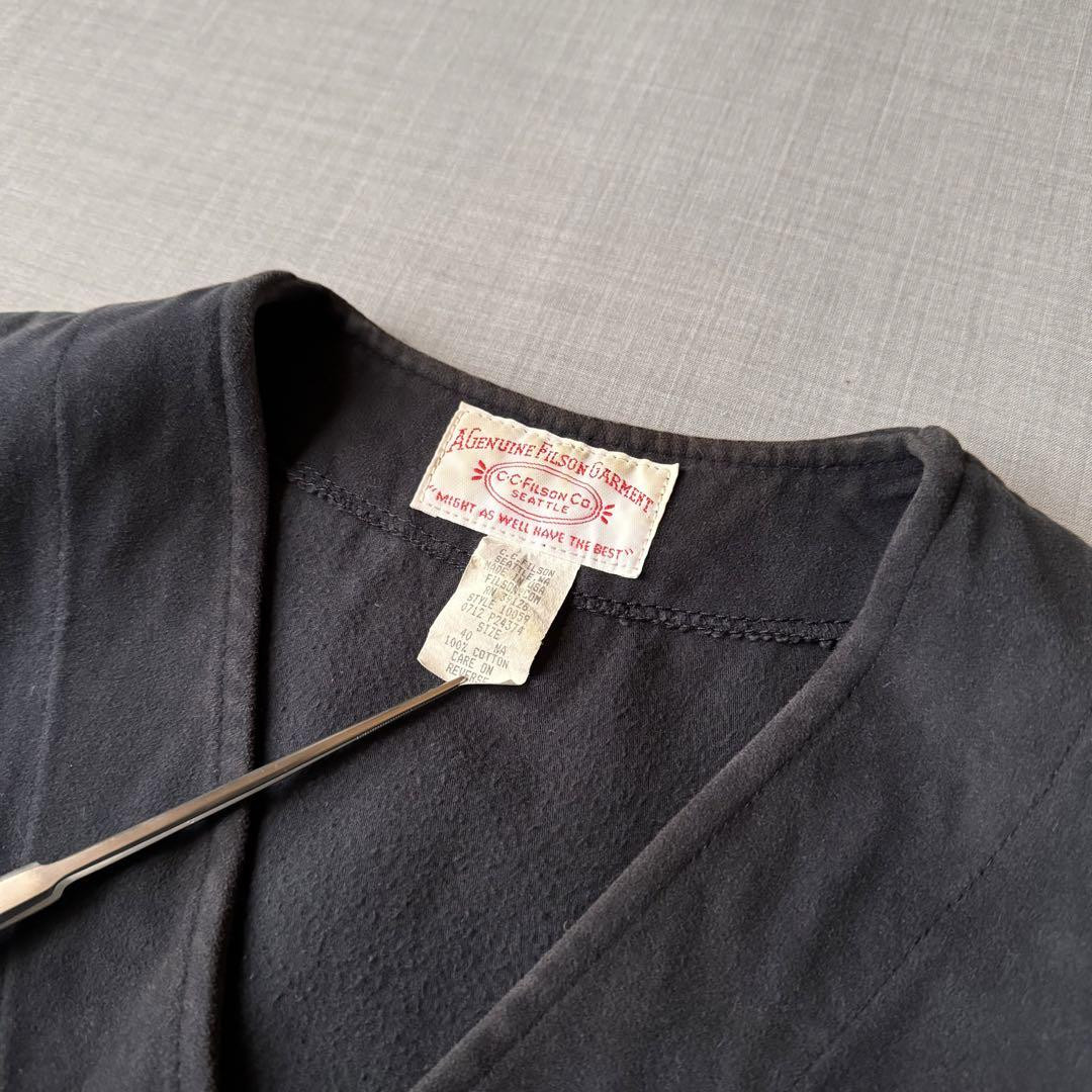 FILSON MOLESKIN VEST ブラック サイズ40 フィルソン FILSON MOLESKIN VEST Black Size 40 | eBay