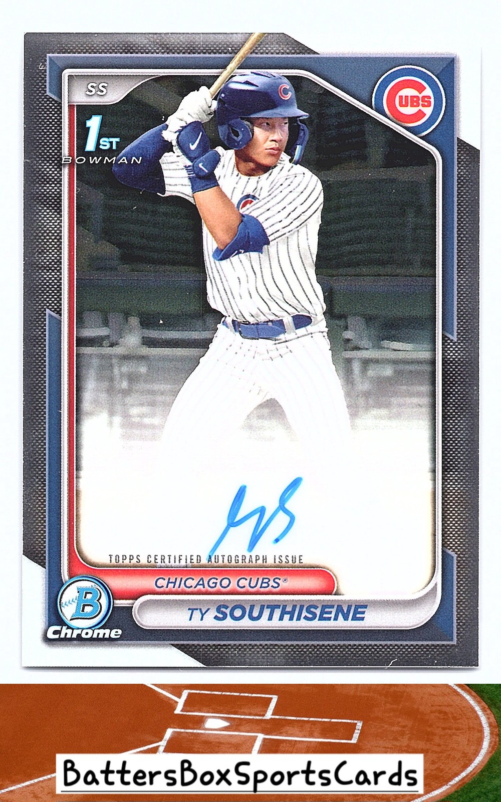 2024 Bowman Draft #CPA-TS Ty Southisene Chrome Prospect Autographs
