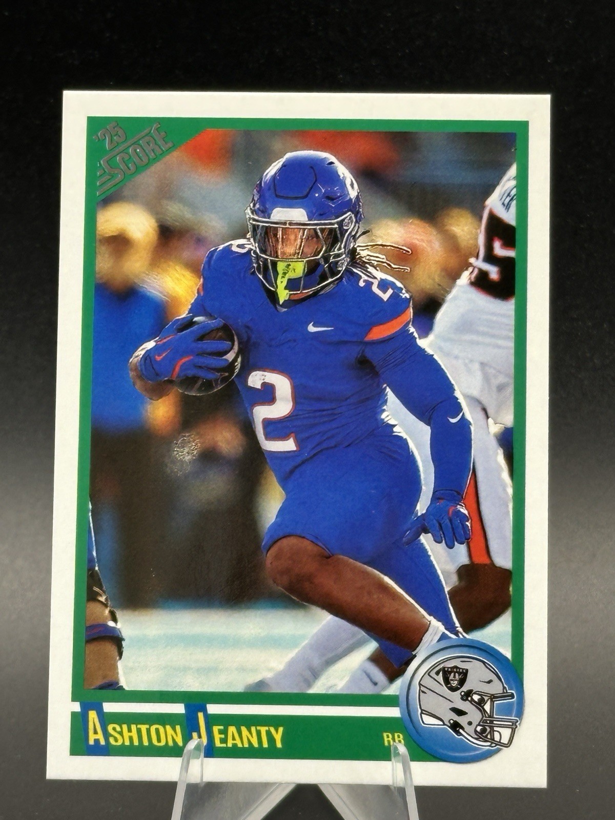 Ashton Jeanty 2025 Score - Rookies #14 (RC) Boise State/ Raiders Green Parallel