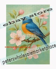 500 piece jigsaw puzzle Bluebird Flower Nature