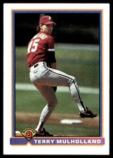 Terry Mulholland 1991 Bowman #504 Phillies MLB READ FREE SHIPPING AutographDen