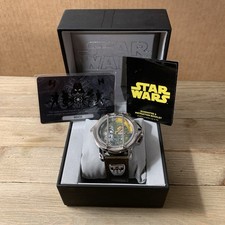 Orologio STAR WARS® Boba Fett da collezione edizione limitata in pelle acciaio inox