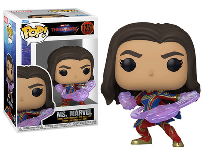 FUNKO POP! MARVEL ''No. 1251 MS. MARVEL'' THE MARVELS, IMAN VELLANI, SUPER ZUSTAND