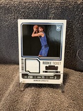 DERECK LIVELY II 2023-24 CONTENDERS ROOKIE TICKET PATCH MAVERICKS RC 