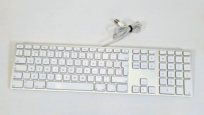 Apple a1243 Original Original Wired USB Keyboard Extended with Num Pad UK Layout