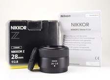 Nikon Z 28mm F2.8 Nikkor Prime Mirrorless Lens Refurbished +12Month Guarantee.