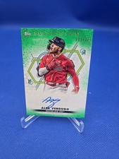 2022 Topps Inception - Emerging Stars Alex Verdugo Auto Green 03/125 (C100