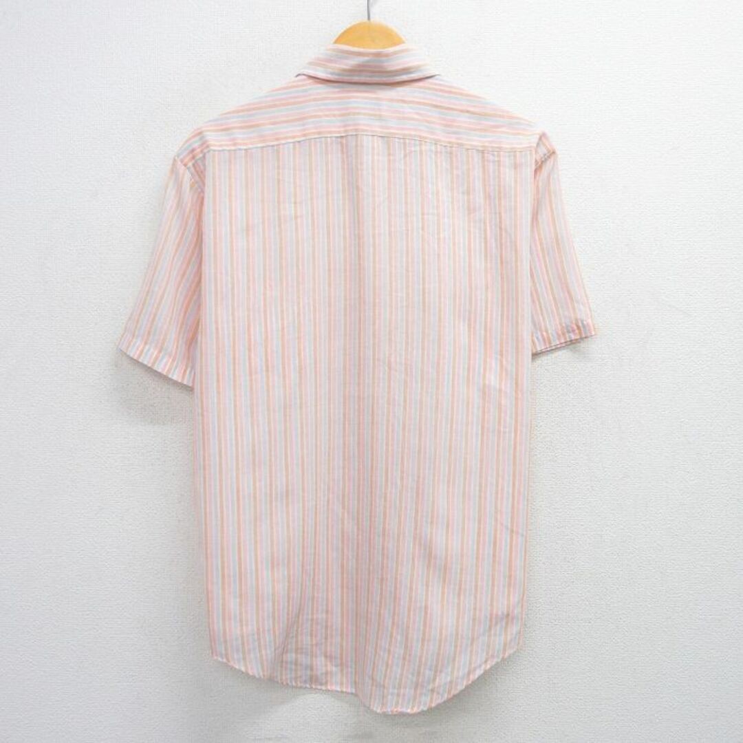ALTRA LU Manhattan camicia manica corta uomo anni 80 rosa altre righe usata SSYR 0
