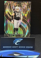 2024 Panini Select Jackson Powers Johnson #148 Premier Black Green PrizmShock RC