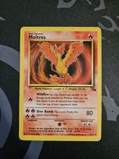 Moltres 27/62 Fossil Unlimited Regular Rare MP on eBay