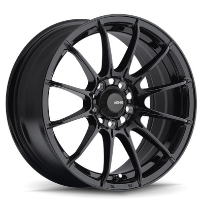 Konig Wheels Rim Dial In 15X8 4X100 ET25 Gloss Black