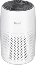 Air Purifier for Bedroom Home, 3-in-1 Filter + Aroma Pad, Smoke Allergens, White